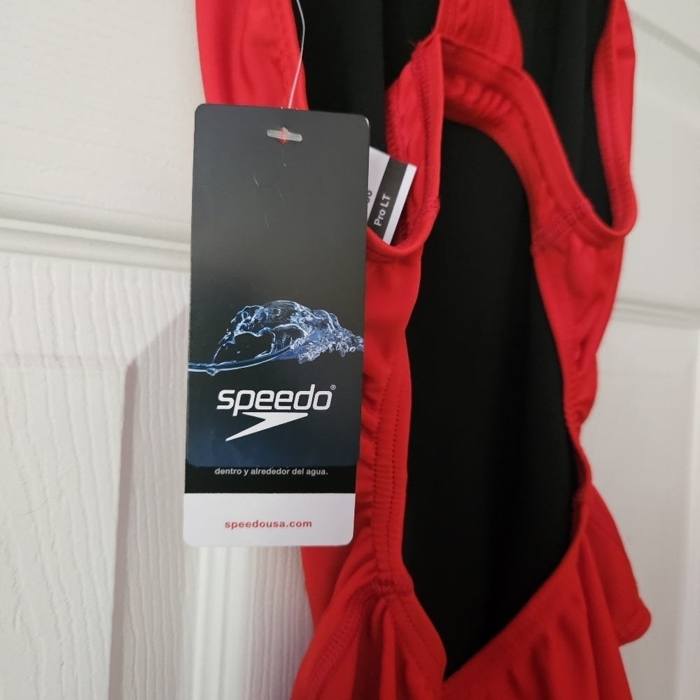 Speedo Women's Swimsuit One Piece Prolt Super Pro Solid (10/36) - NWT - Picture 8 of 9
